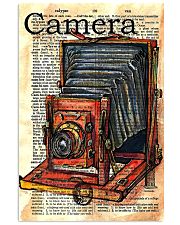 Photographer Drawing Camera 11x17 Poster front