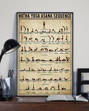 Yogi Hatha Yoga Asana Sequence 11x17 Poster lifestyle-poster-2