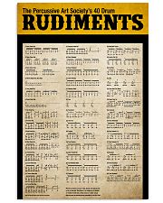 Drummer - Forty Drum Rudiments 11x17 Poster front