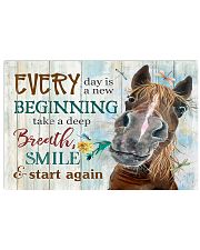 Horse Girl Every Day Is A New Beginning 17x11 Poster front