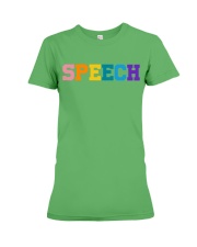Speech Language Pathologist Gift Premium Fit Ladies Tee thumbnail