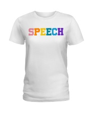 Speech Language Pathologist Gift Ladies T-Shirt front