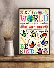 Social Worker Be Kind 11x17 Poster lifestyle-poster-3