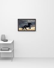 Horse Girl - Life gave me the gift of you 17x11 Poster poster-landscape-17x11-lifestyle-04