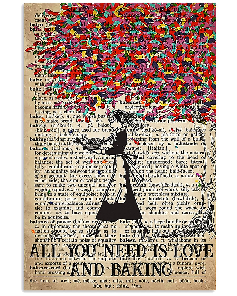 Baker All You Need Is Love And Baking 11x17 Poster