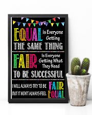 Social Worker Equal And Fair 11x17 Poster lifestyle-poster-8
