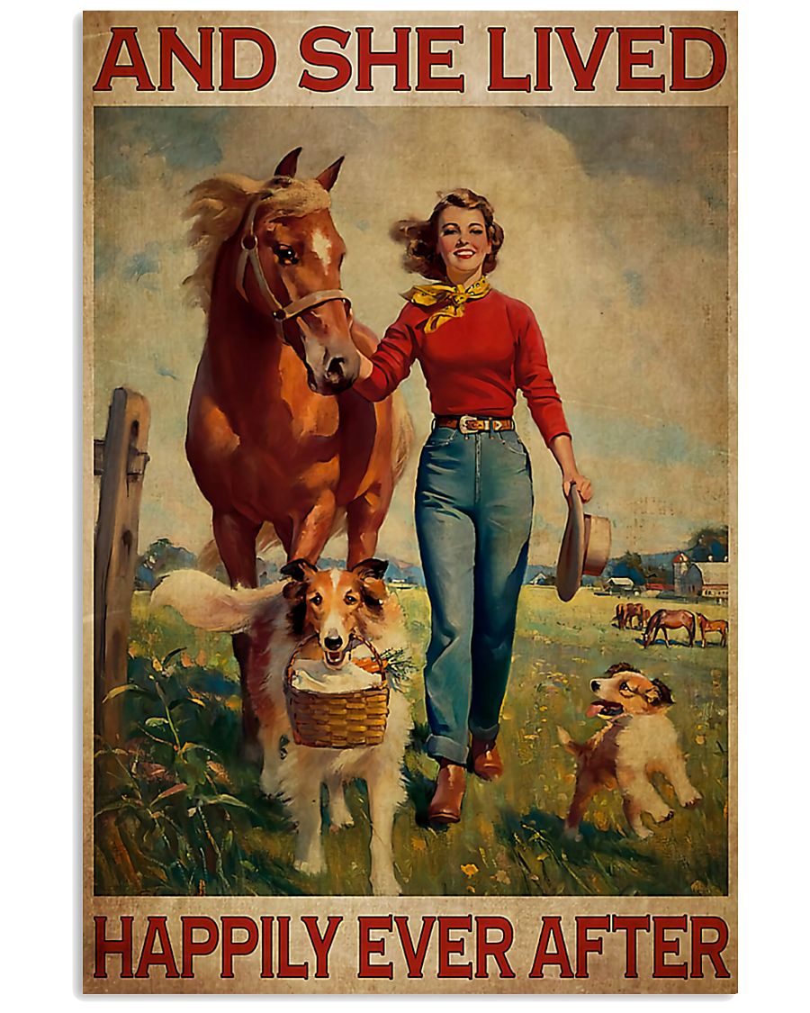 Horse Girl And She Lived Happily Ever After 11x17 Poster