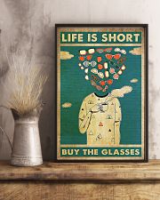 Optometrist Life Is Short Buy The Glasses 11x17 Poster lifestyle-poster-3
