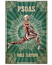 Massage Therapist PSOAS I Was Saying 11x17 Poster front