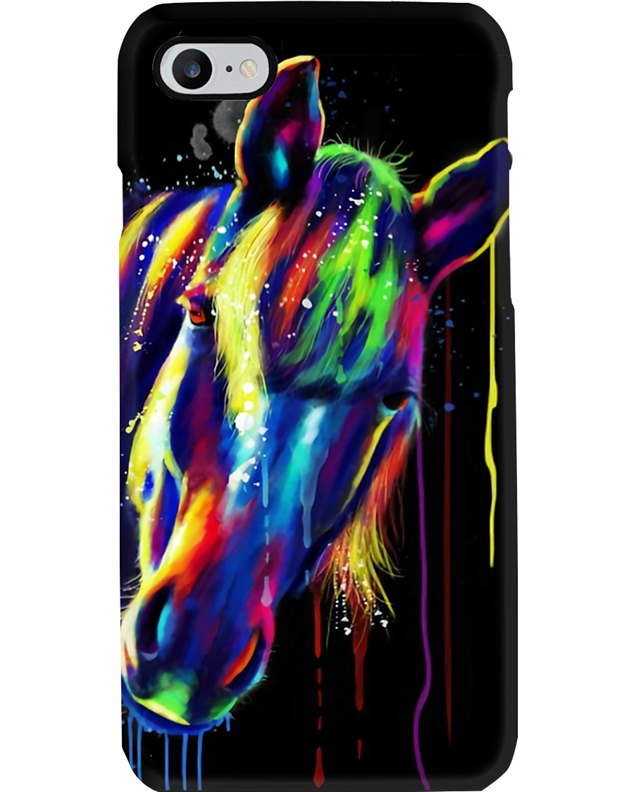 Horse Girl - Colorful horse head Phone Case