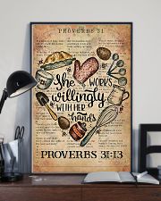 Baking She Works Willingly With Her Hands 11x17 Poster lifestyle-poster-2