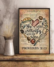 Baking She Works Willingly With Her Hands 11x17 Poster lifestyle-poster-3