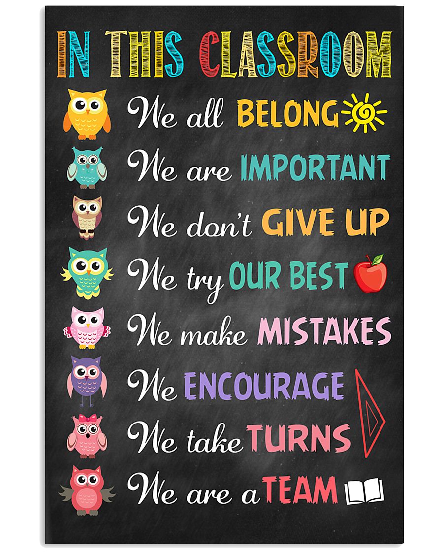 Teacher In This Classroom 11x17 Poster