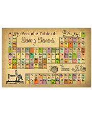 Periodic Table Of Sewing Elements 17x11 Poster front
