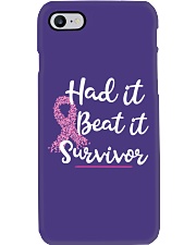 Breast Cancer Had It Beat It Survivor Phone Case tile