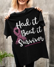 Breast Cancer Had It Beat It Survivor Classic T-Shirt apparel-classic-tshirt-lifestyle-front-117