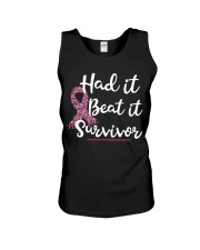 Breast Cancer Had It Beat It Survivor Unisex Tank tile