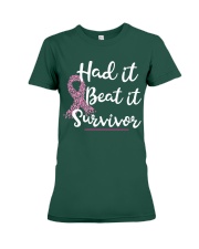 Breast Cancer Had It Beat It Survivor Premium Fit Ladies Tee tile
