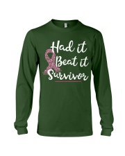 Breast Cancer Had It Beat It Survivor Long Sleeve Tee tile