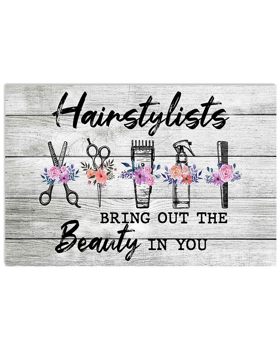 Hairdresser Bring The Beauty In You 17x11 Poster