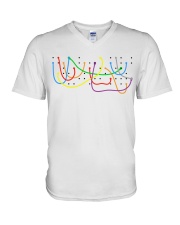 Synthesizer System V-Neck T-Shirt thumbnail