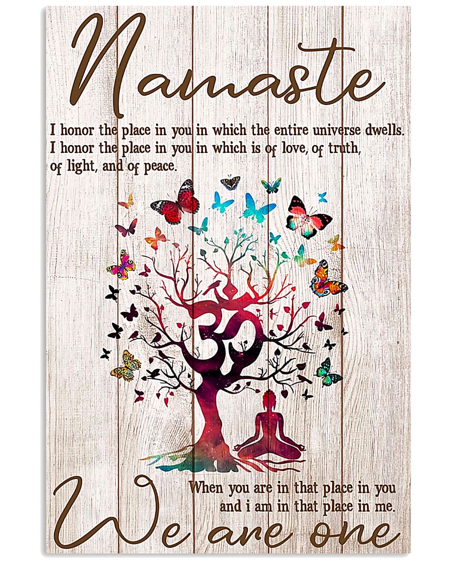 Yoga We are one 11x17 Poster