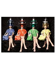 Hairdresser Colorful Women 17x11 Poster front