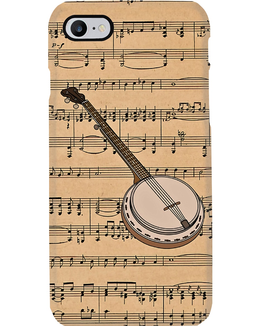 Banjo Music Notes Phone Case