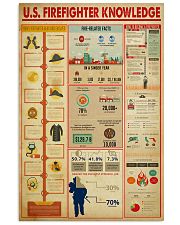 US Firefighter Knowledge 11x17 Poster front