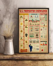 US Firefighter Knowledge 11x17 Poster lifestyle-poster-3