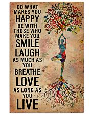 Yoga Do What Makes You Happy 11x17 Poster front