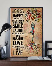 Yoga Do What Makes You Happy 11x17 Poster lifestyle-poster-2
