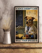 Science Doesn't Care What Your Species Is 11x17 Poster lifestyle-poster-3