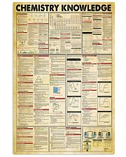 Chemistry Knowledge Chemist 11x17 Poster front