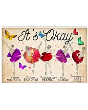 Ballet It's Okay To Make Mistakes 17x11 Poster front