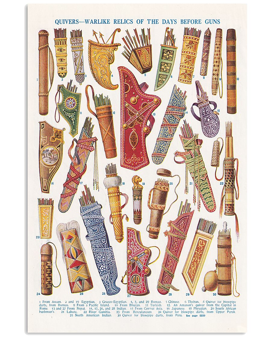 Archery Quivers 11x17 Poster