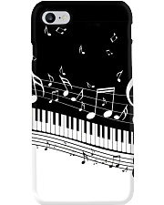 Black keys piano Phone Case thumbnail