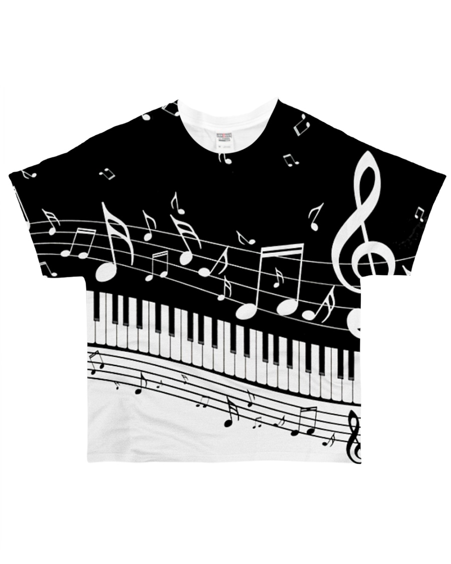 Black keys piano All-over T-Shirt