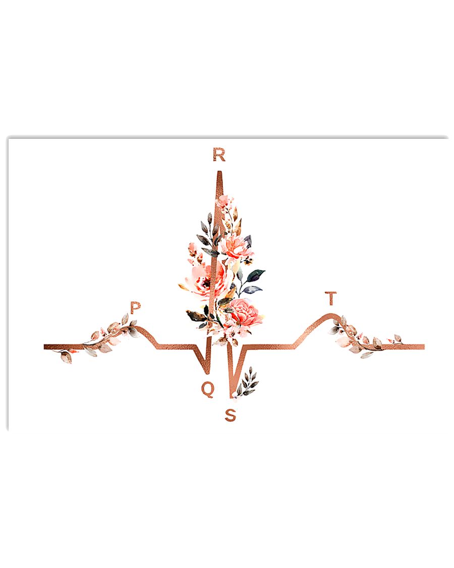 Heartbeat PQRST Cardiologist 36x24 Poster