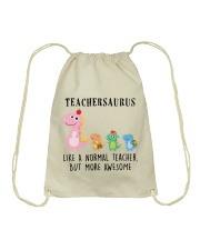 Teachersaurus More Awesome Teacher Drawstring Bag tile