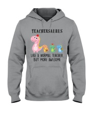 Teachersaurus More Awesome Teacher Hooded Sweatshirt tile