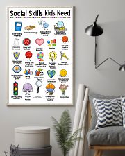 Social Worker Social Skills Kids Need 11x17 Poster lifestyle-poster-1