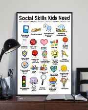 Social Worker Social Skills Kids Need 11x17 Poster lifestyle-poster-2