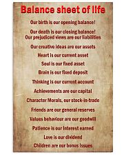 Accountant Balance sheet of life 11x17 Poster front