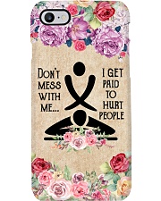 Massage Therapist Don't Mess With Me Phone Case i-phone-7-case