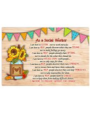 Social Worker I am here Poster 17x11 Poster front