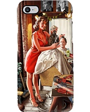 Cute Lady Hairdresser Phone Case i-phone-7-case
