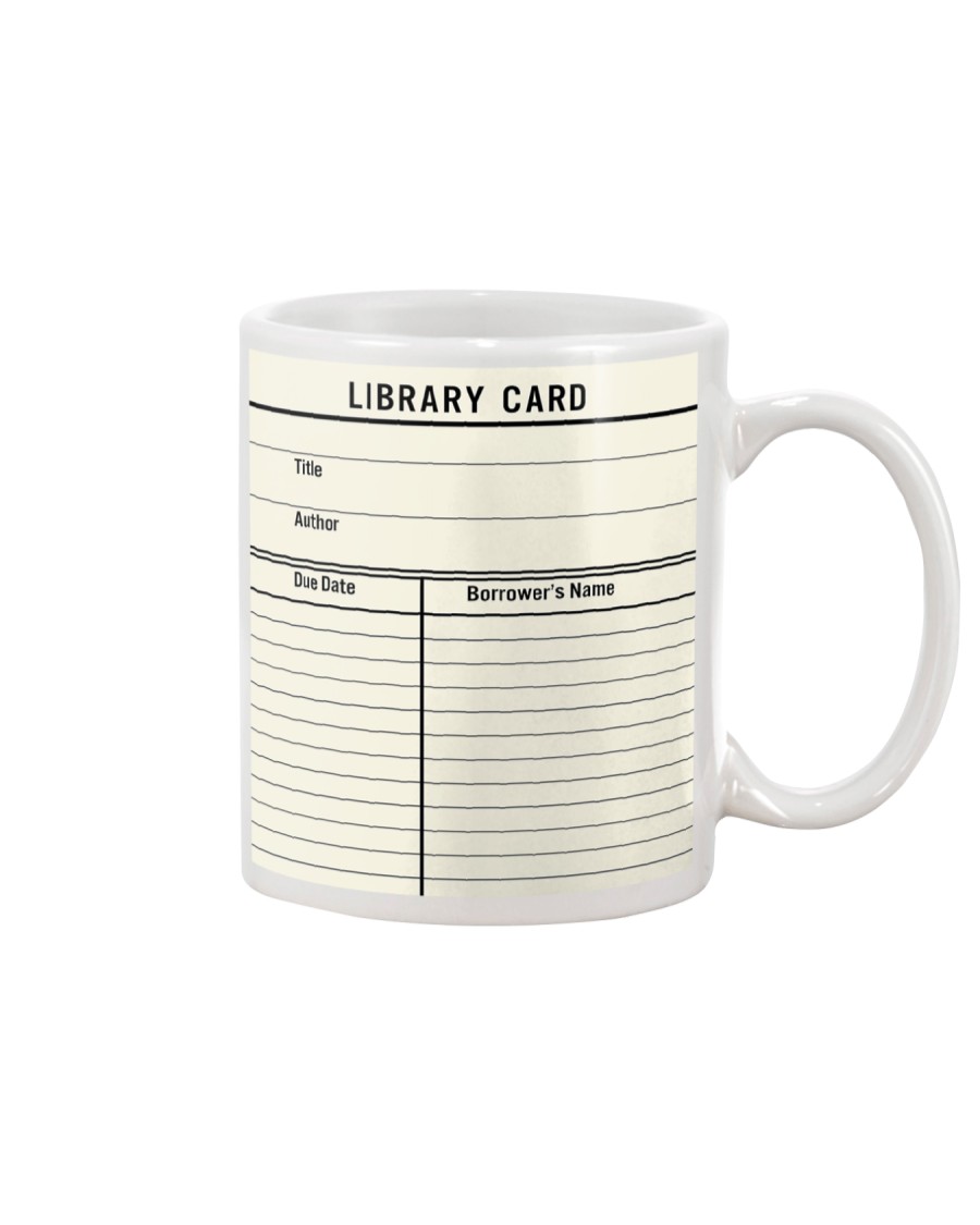 Librarian Library Card Mug