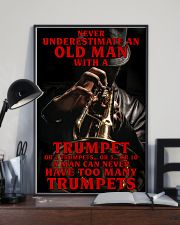 Trumpet Old Man 11x17 Poster lifestyle-poster-2