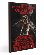 Trumpet Old Man 20x30 Gallery Wrapped Canvas Prints thumbnail